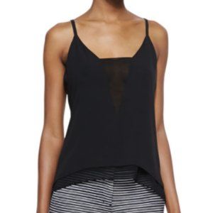 BCBG MaxAzria V Neck Layer Blouse Asymmetric